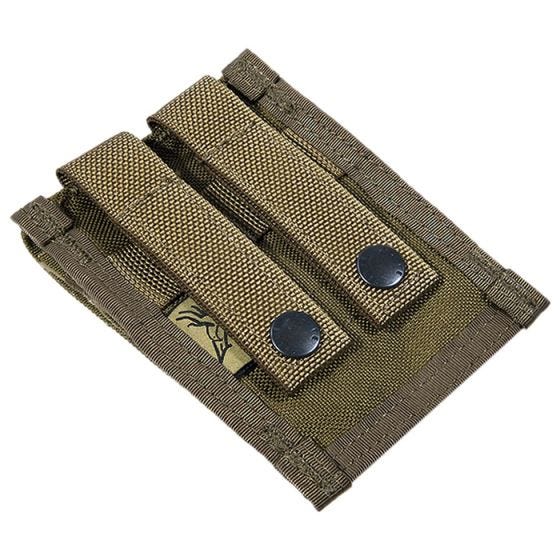 Двойной Подсумок для Магазинов Flyye MOLLE 9 мм - Coyote Brown