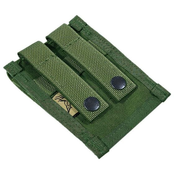 Двойной Подсумок для Магазинов Flyye MOLLE 9 мм - Olive Drab