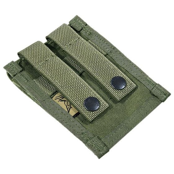 Двойной Подсумок для Магазинов Flyye MOLLE 9 мм - Ranger Green