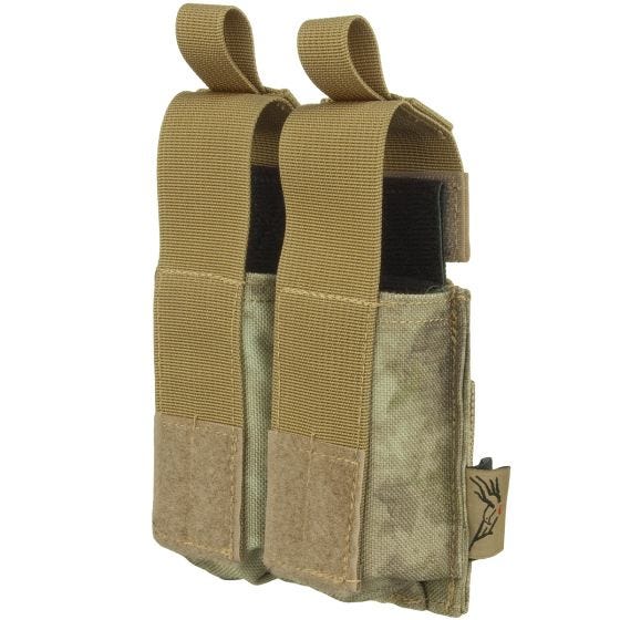 Двойной Подсумок для Пистолетных Магазинов Flyye Ver. HP 9 мм MOLLE - A-TACS AU