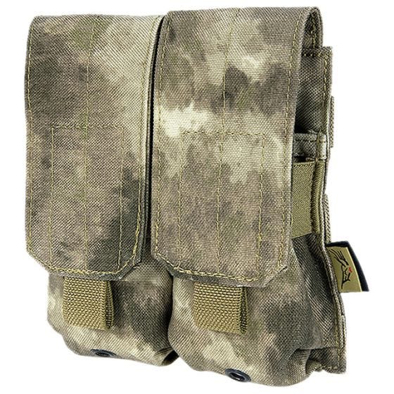 Двойной Подсумок для Магазинов Flyye M4/M16 MOLLE - A-TACS AU