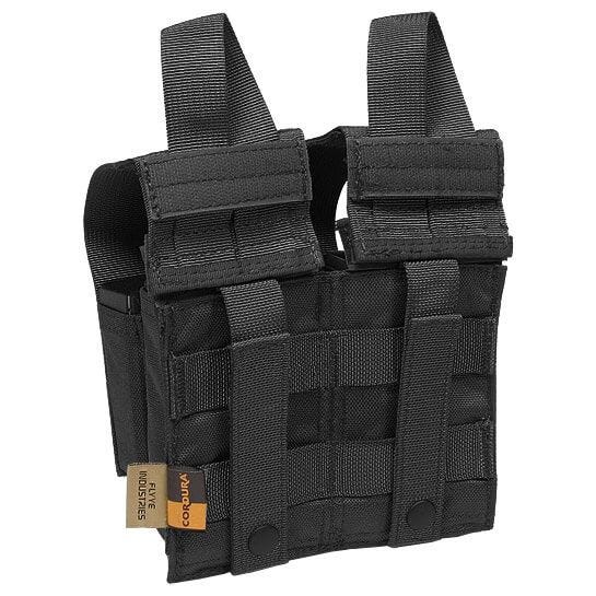 Подсумок для Двух Магазинов M4/M16 + Четырех Пистолетных Магазинов Flyye MOLLE - Черный