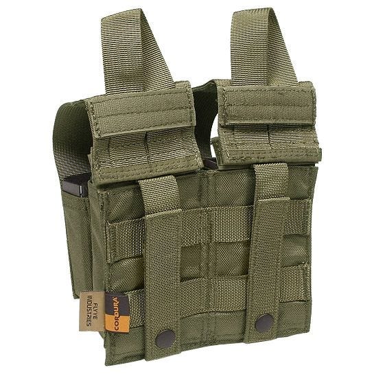 Подсумок для Двух Магазинов M4/M16 + Четырех Пистолетных Магазинов Flyye MOLLE - Ranger Green
