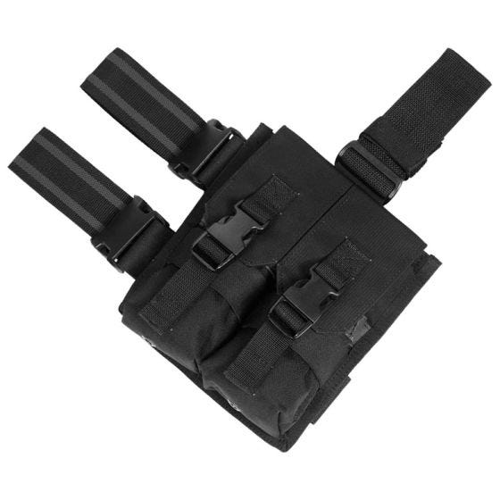 Двойной Подсумок для Магазинов на Ногу Flyye M4/M16 - Черный