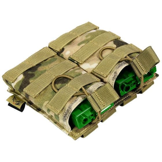 Двойной Подсумок для Магазинов Flyye EV с Универсальным Креплением MOLLE - MultiCam