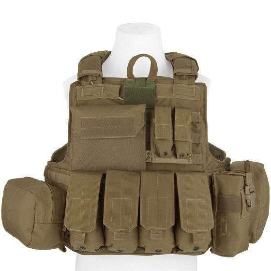 Жилет с Набором Подсумков Flyye Force Recon ver. Mar - Coyote Brown