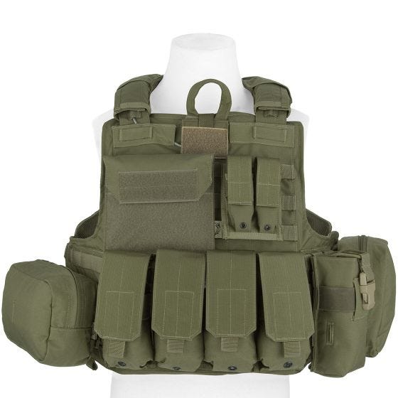 Жилет с Набором Подсумков Flyye Force Recon ver. Mar - Ranger Green