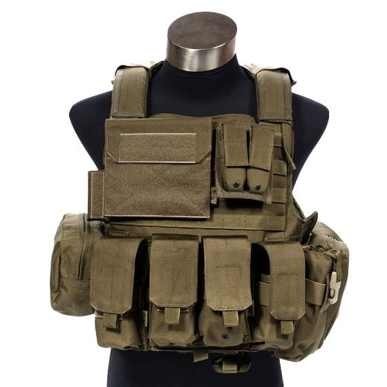 Жилет с Набором Подсумков Flyye Force Recon ver. Land - Coyote Brown