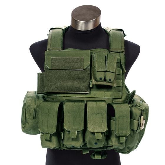 Жилет с Набором Подсумков Flyye Force Recon ver. Land - Olive Drab