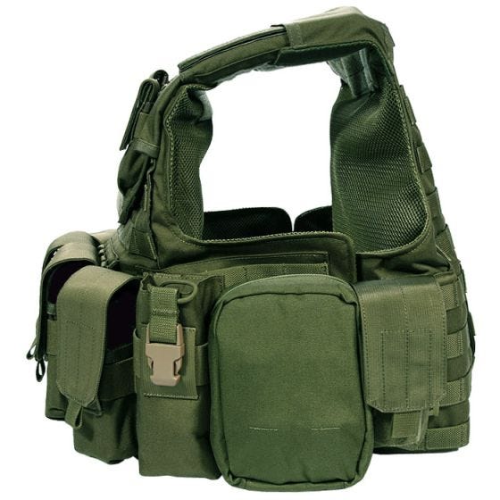 Жилет с Набором Подсумков Flyye Force Recon ver. Land - Olive Drab