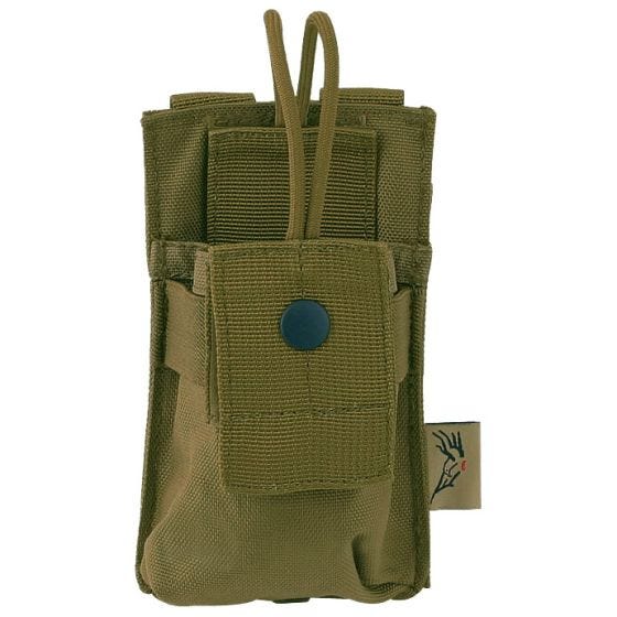 Укороченный Подсумок для Рации Flyye MOLLE - Coyote Brown