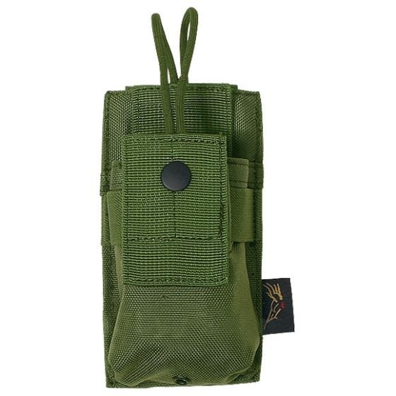 Укороченный Подсумок для Рации Flyye MOLLE - Olive Drab