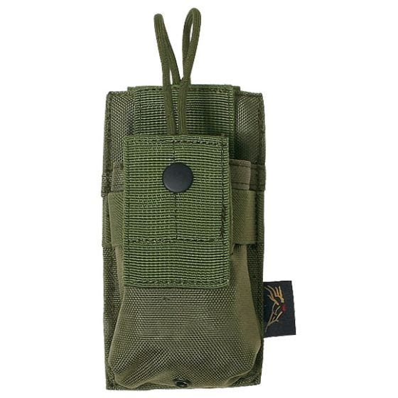 Укороченный Подсумок для Рации Flyye MOLLE - Ranger Green