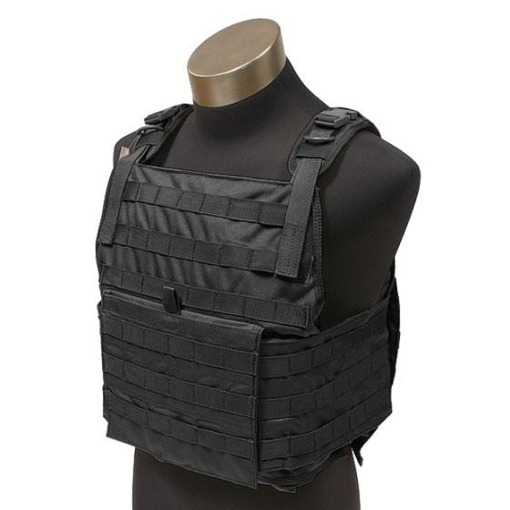 Плитоноска Flyye PC с Системой MOLLE - Черный