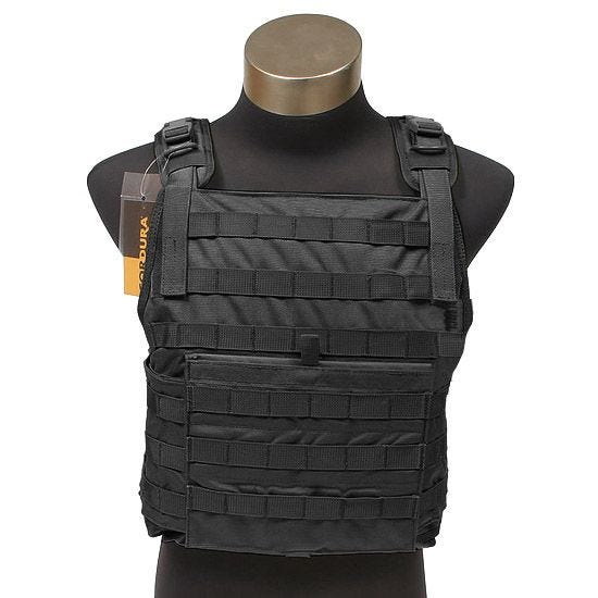 Плитоноска Flyye PC с Системой MOLLE - Черный