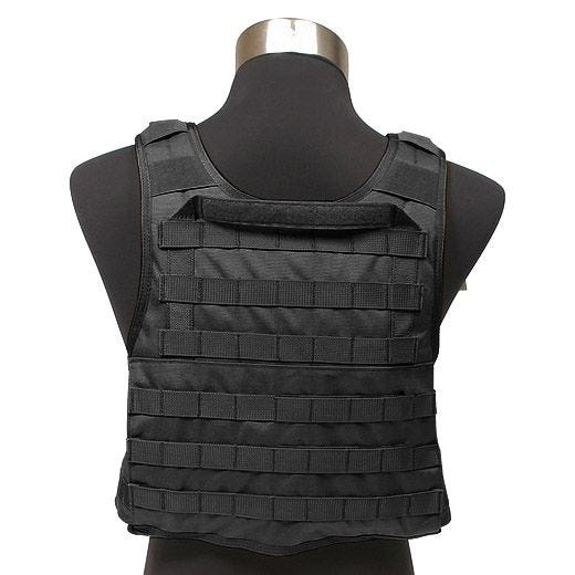 Плитоноска Flyye PC с Системой MOLLE - Черный