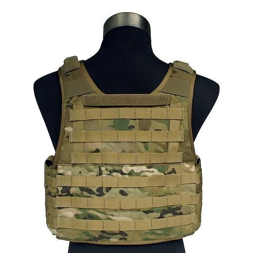 Плитоноска Flyye PC с Системой MOLLE - MultiCam
