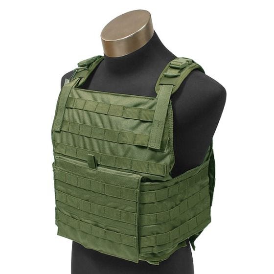 Плитоноска Flyye PC с Системой MOLLE - Olive Drab