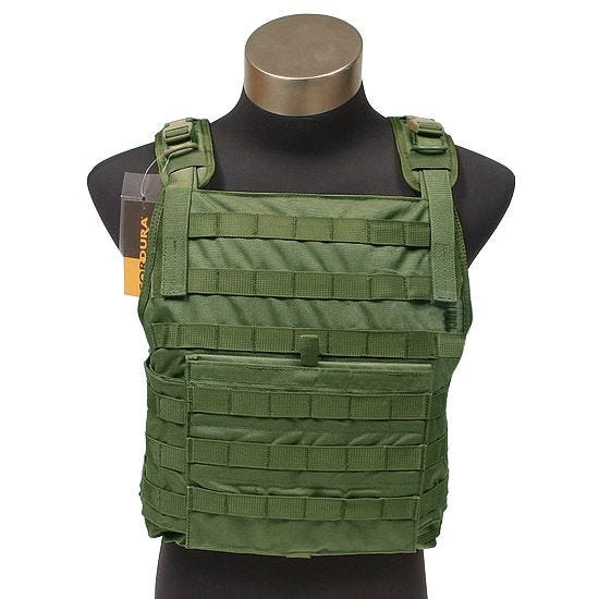 Плитоноска Flyye PC с Системой MOLLE - Olive Drab
