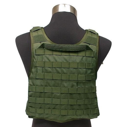Плитоноска Flyye PC с Системой MOLLE - Olive Drab