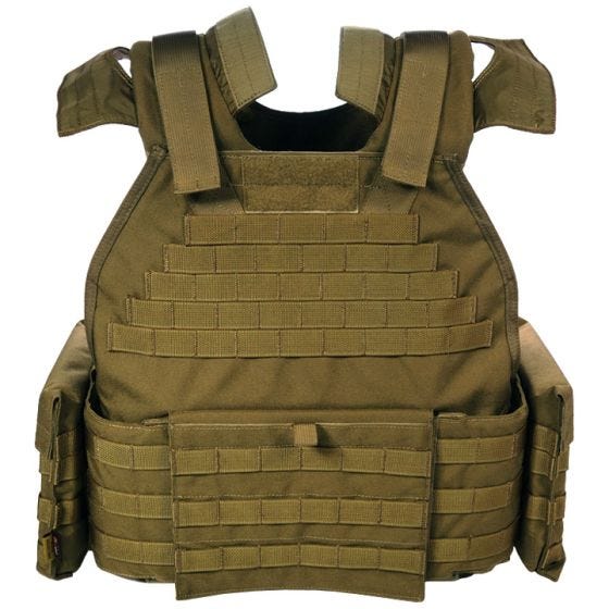 Плитоноска Flyye MOLLE SPC - Coyote Brown