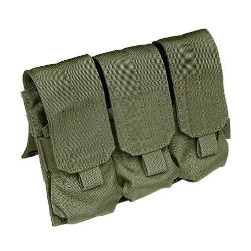 Подсумок для Трех Магазинов Flyye M4/M16 MOLLE - Ranger Green