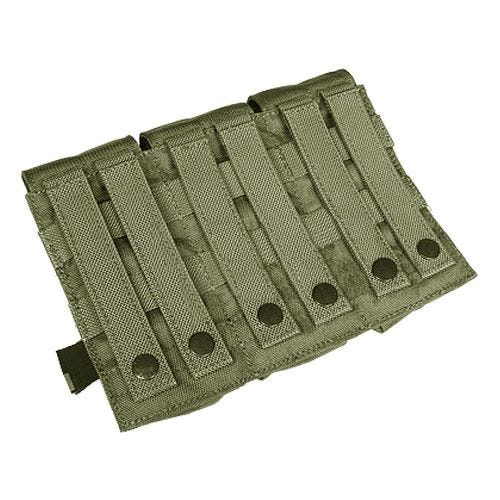 Подсумок для Трех Магазинов Flyye M4/M16 MOLLE - Ranger Green