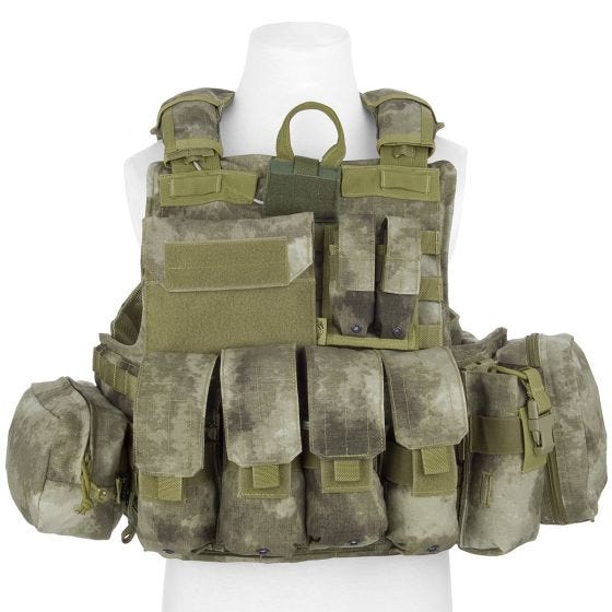 Жилет с Набором Подсумков Flyye Force Recon ver. Mar - A-TACS AU