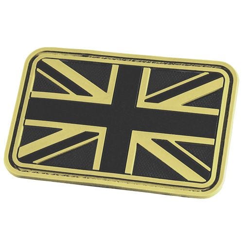 Патч Hazard 4 3D Union Jack UK Flag - Glows in the Dark