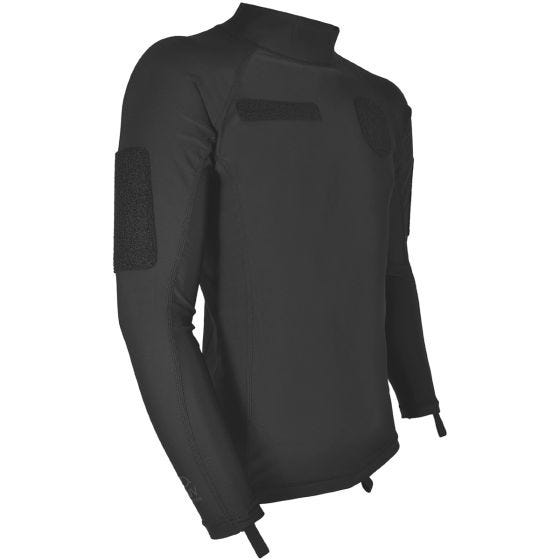 Рубашка Hazard 4 Combat Base Rashguard из Лайкры - Черный