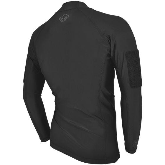 Рубашка Hazard 4 Combat Base Rashguard из Лайкры - Черный