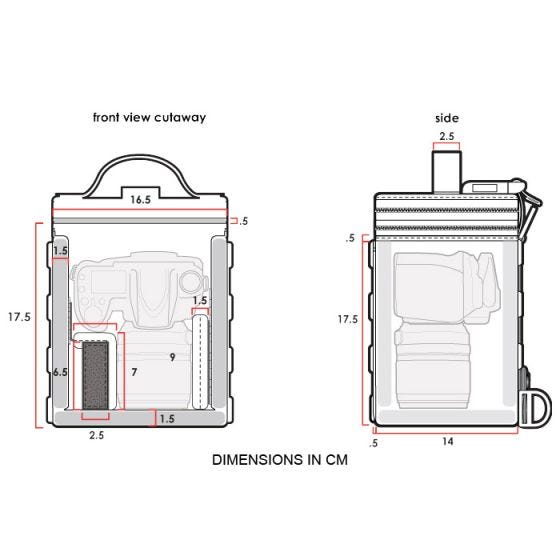 Кофр для Камеры Hazard 4 Forward Observer MOLLE SLR - Черный