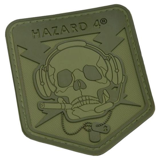 Патч Hazard 4 3D Operator Skull - Зеленый
