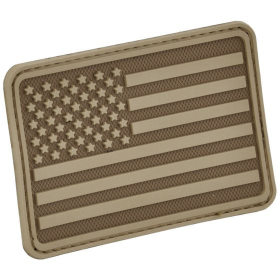 Патч Hazard 4 USA Flag Left Arm - Coyote