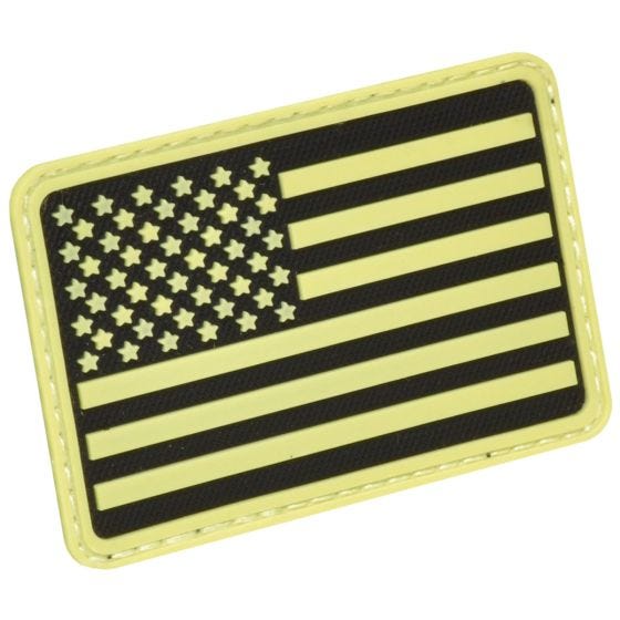 Патч на Левую Руку Hazard 4 USA Flag - Glows in the Dark