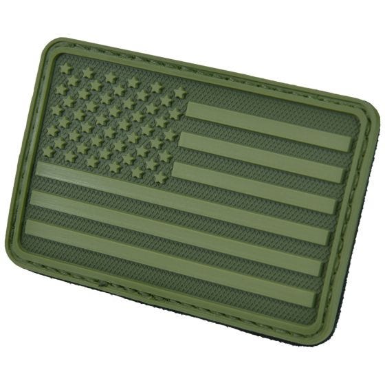 Патч Hazard 4 USA Flag Left Arm - Олива