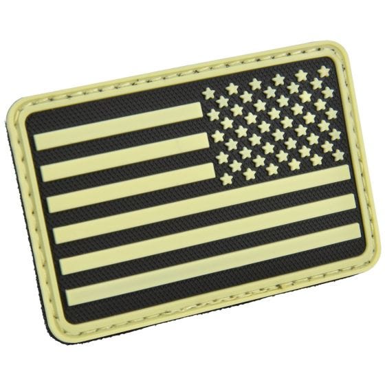 Патч на Правую Руку Hazard 4 USA Flag - Glows in the Dark
