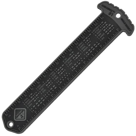 Нашивка Hazard 4 Cheatstick #1 Ruler / Morse MOLLE - Черный
