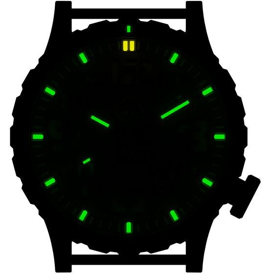 Часы из Титана с Тритиевой Подсветкой Hazard 4 Heavy Water Diver - Blacktie Зеленый/Желтый