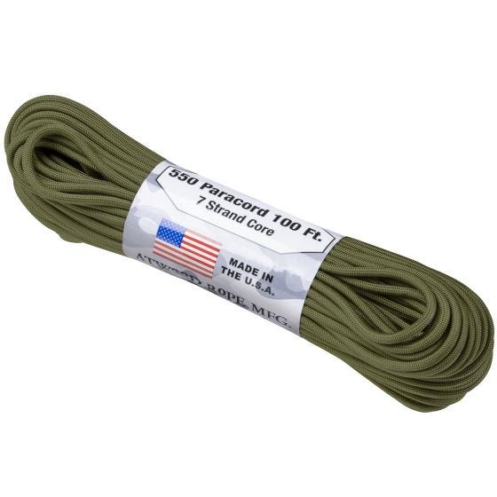 Паракорд Atwood Rope 550 фунта - Олива