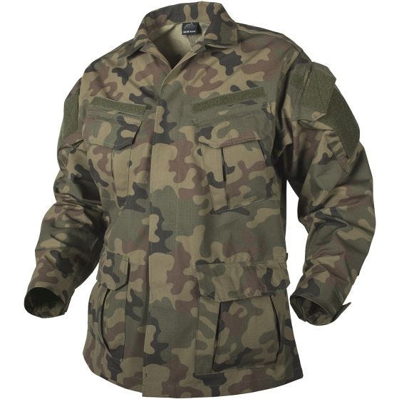 Рубашка Helikon SFU NEXT из Поликоттона Ripstop - Polish Woodland