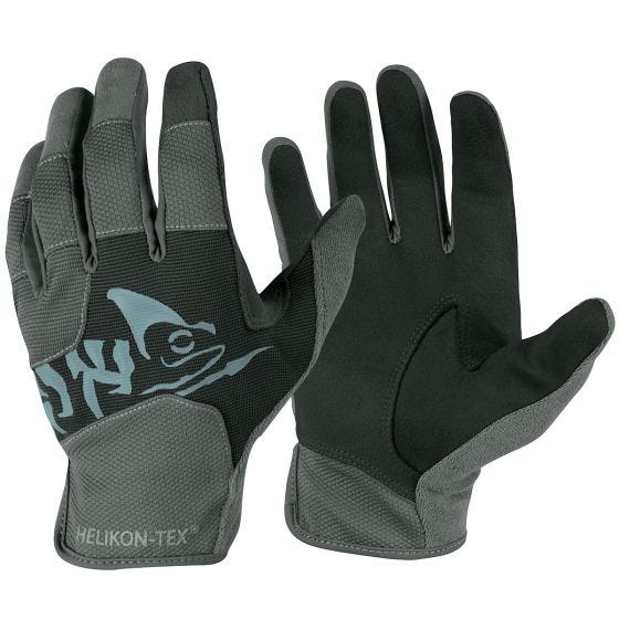 Облегченные Перчатки Helikon All Round Fit Tactical - Черный/Shadow Grey