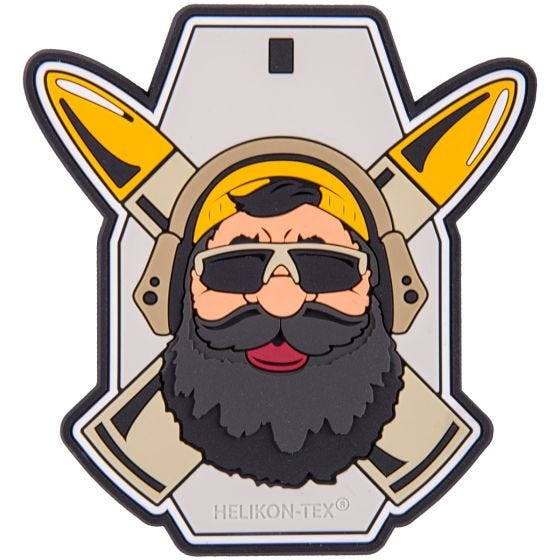 Нашивка Helikon Beardman Range - Серый