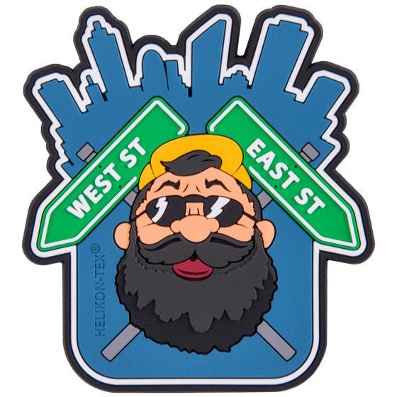 Нашивка Helikon Beardman Urban - Синий