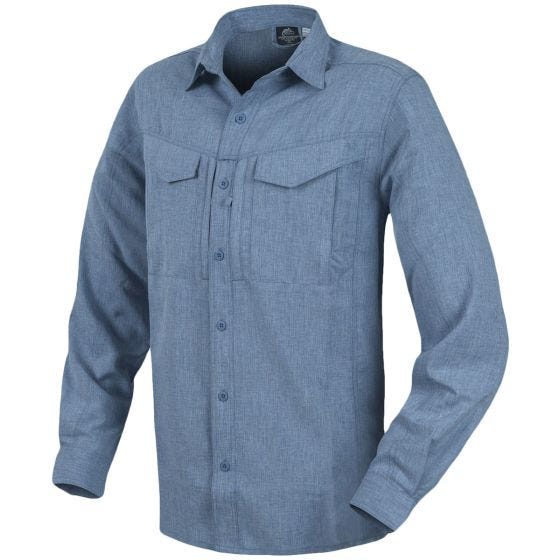 Рубашка с Длинным Рукавом Helikon Defender Mk2 Gentleman - Melange Blue