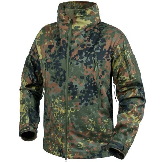 Куртка Soft Shell Helikon Gunfighter - Flecktarn