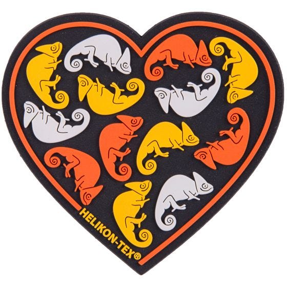 Нашивка Helikon Heart - Черный