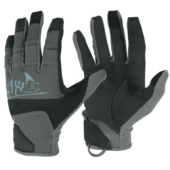 Защитные Перчатки Helikon Range Tactical - Черный/Shadow Grey