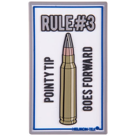 Нашивка Helikon Rule#3 - Белый