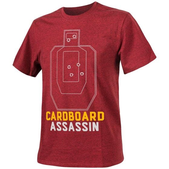 Футболка Helikon Cardboard Assassin - Melange Red